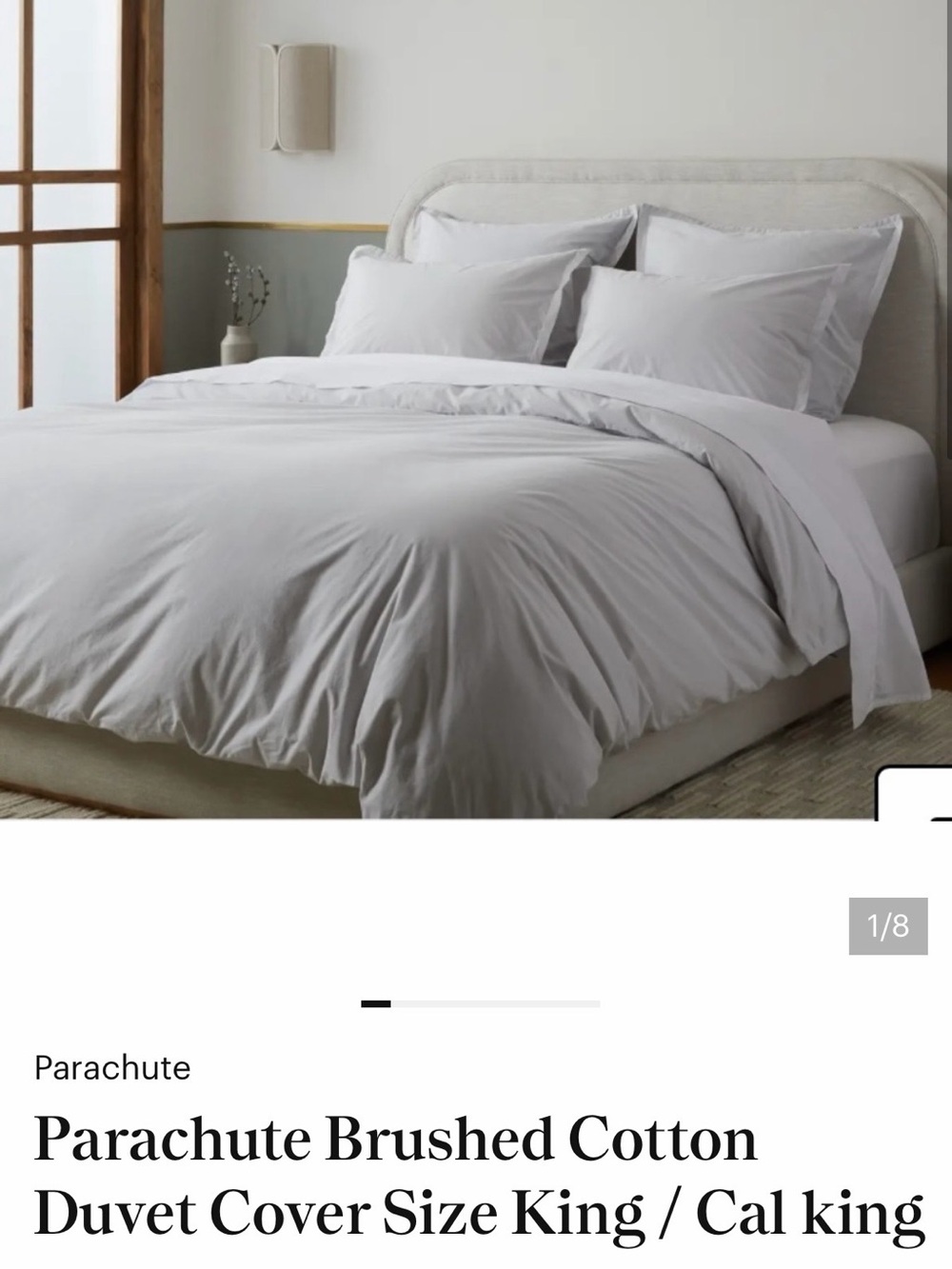 Parachute Brushed Cotton Duvet King
